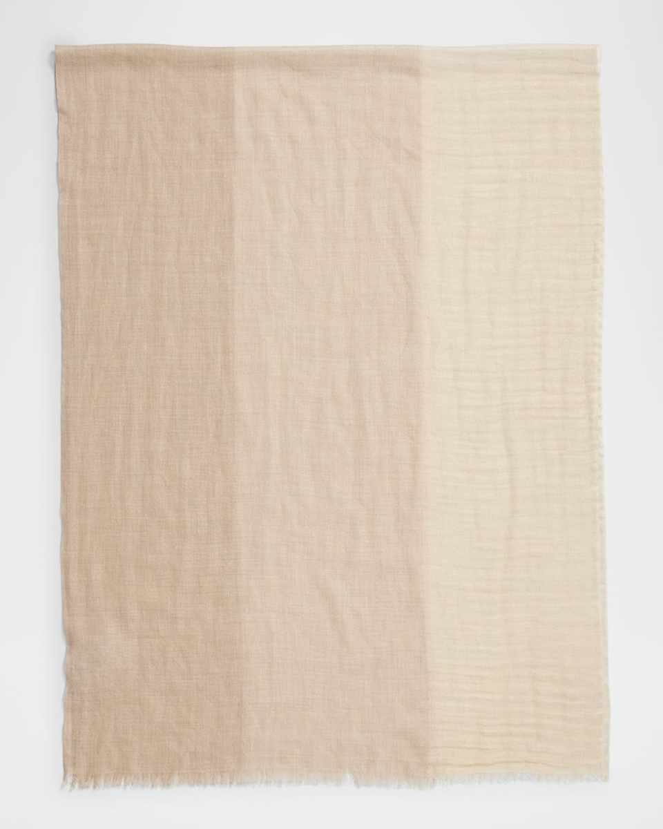Striped Cashmere Scarf